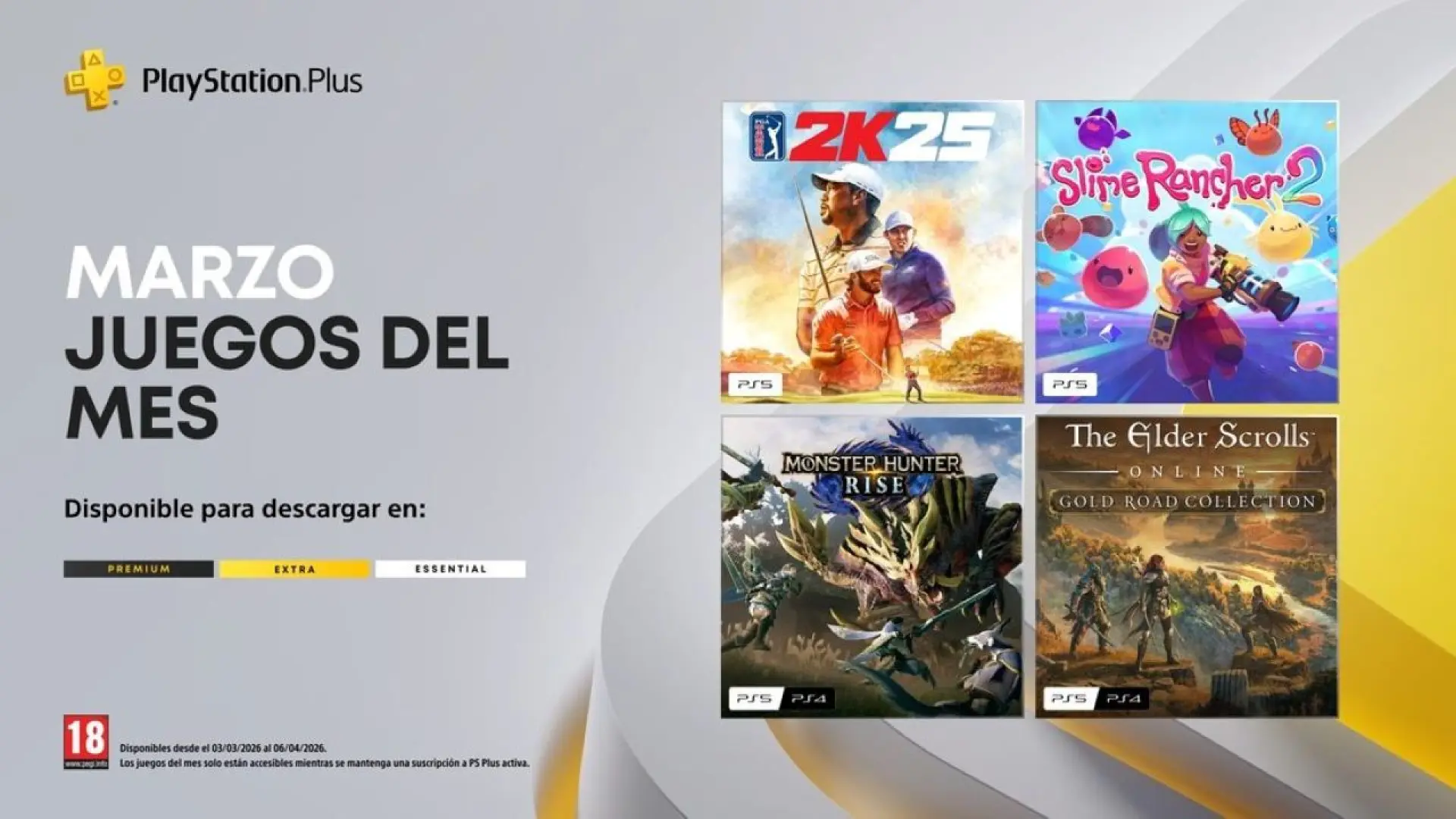 The Elder Scrolls Online gratis en PS Plus: Imprescindibles de marzo 2026